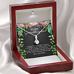 To My Granddaughter I Hugged This Little Pendant I Squeezed It Really Tight Alluring Pendant Necklace
