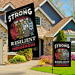 6KNG. Resilient Indigenous 30x40 Garden & House Mockup 3