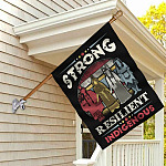 6KNG. Resilient Indigenous 30x40 House Flag Mockup 2