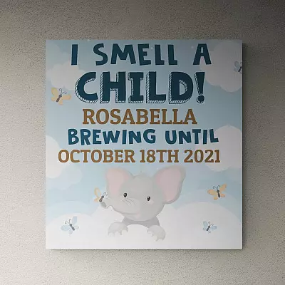 I Smell a Child Hocus Pocus Customized Framed Canvas - Unframed Poster - Funny Gift for Kids