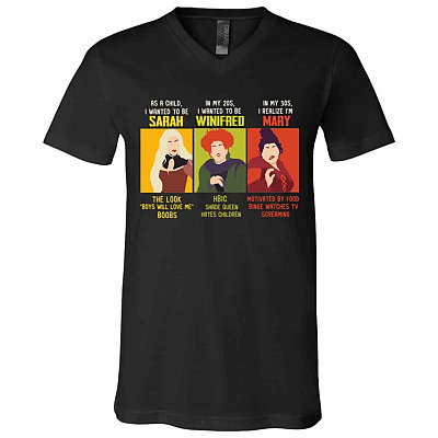 Funny Hocus Pocus Shirt - As Shirt, Black, V-Neck T-Shirt
