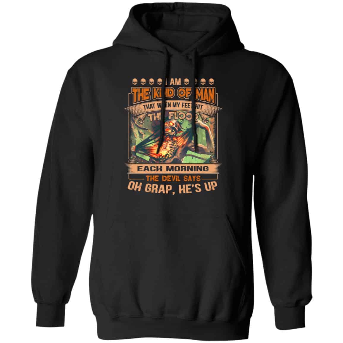 I Am The Kind Of Man, Black, Hoodie
