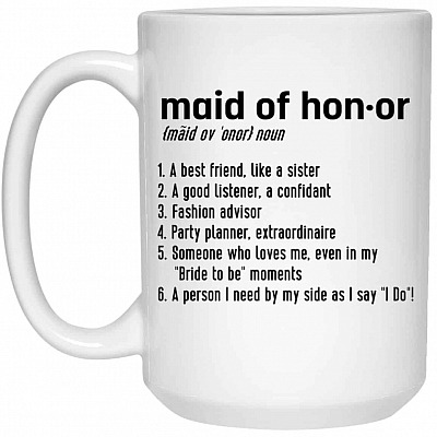 15 oz. White Mug