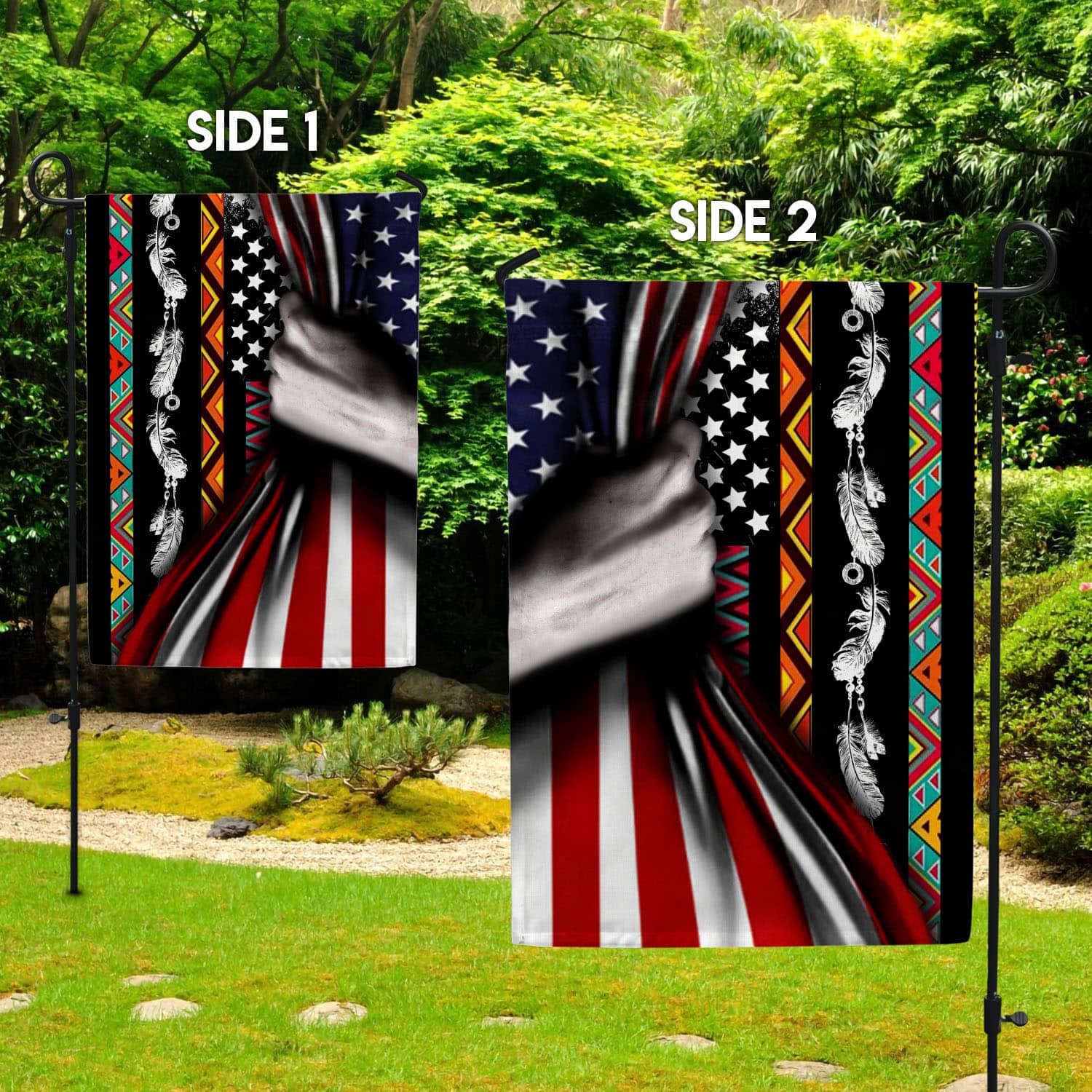 Download Native American Pride Decorative Garden Flag Indoor Outdoor Flag House Flag Cubebik