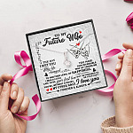 To My Future Wife The Day I Met You My Life Change Alluring Beauty Necklace - Gifts For Girlfriend Fiance