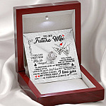 To My Future Wife The Day I Met You My Life Change Love Knot Necklace - Gifts For Girlfriend Fiance