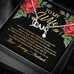 To My Wife How Can I Properly Thank the Person Who Always Bring the Best Scripted Love Pendant Necklace