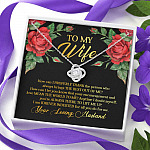 To My Wife How Can I Properly Thank the Person Who Always Bring the Best Love Knot Pendant Necklace