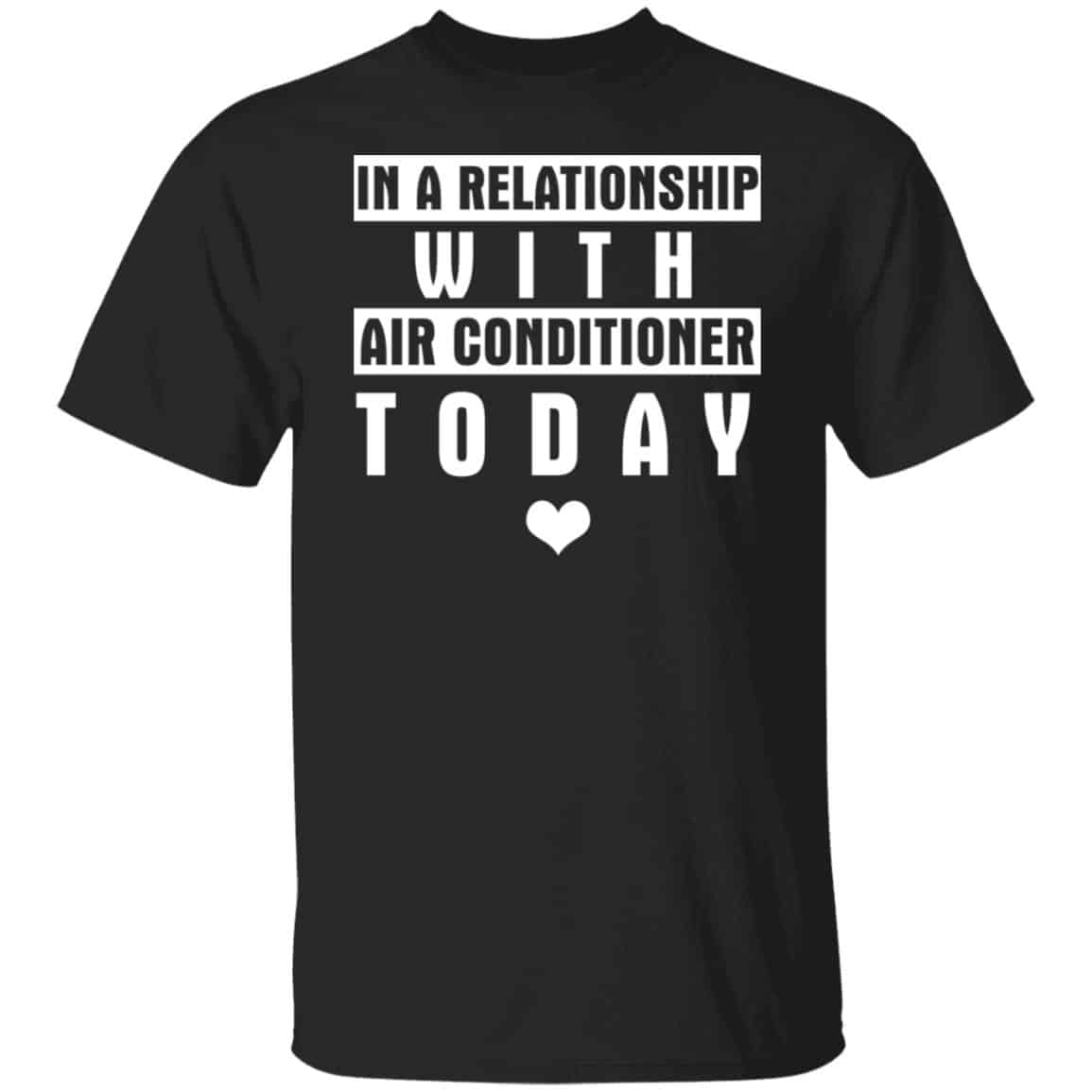 Relationship with Air Con Shirt, Black, Unisex T-Shirt