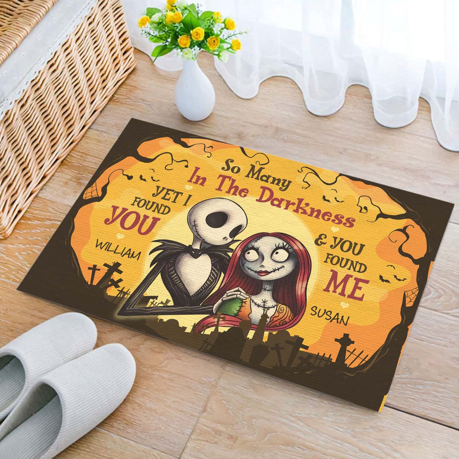 28 HG UU TIEN. Many In Darkness (doormat) - sample design Doormat mockup 2