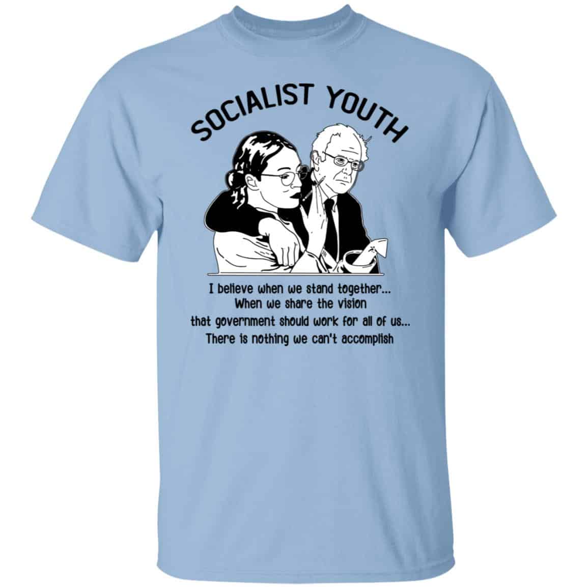Socialist Youth t, Light Blue, Unisex T-Shirt