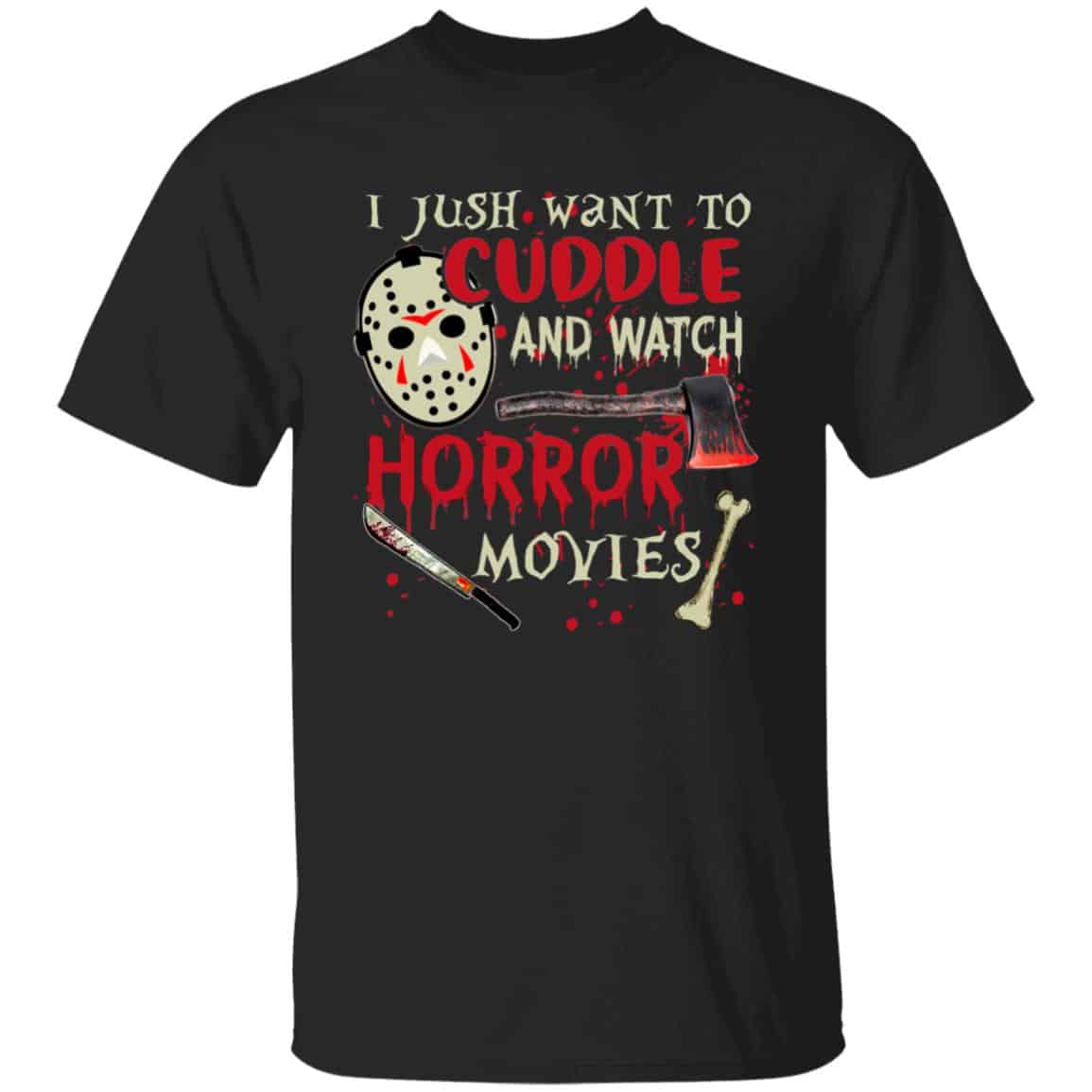 horror t, Black, Unisex T-Shirt