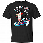 half bday, Black, Unisex T-Shirt