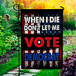 LV. When I Die 30x40-Side 1 Garden Flag Mockup 1