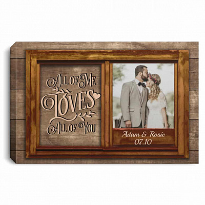 0.75'' Framed Canvas