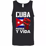 Patria Y Vida Viva Cuba Libre, Black, Unisex Tank Top