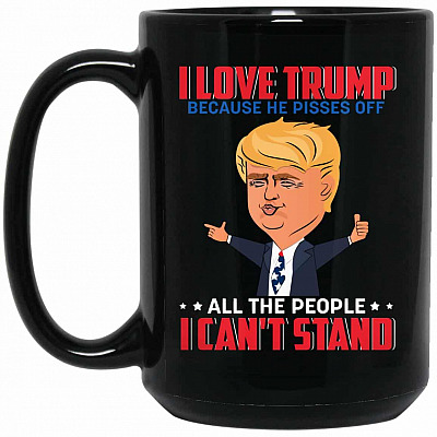 15 oz. Black Mug