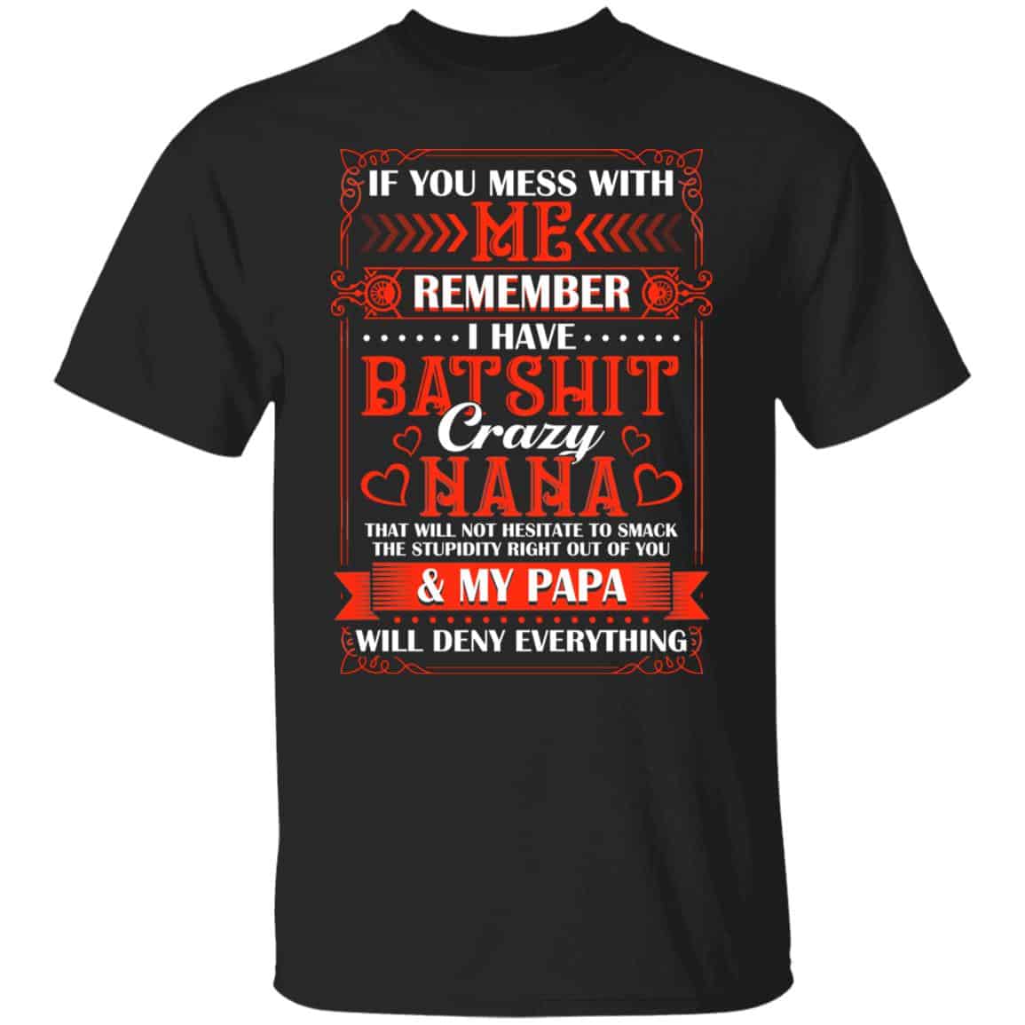 Mess with Me Shirt, Black, Unisex T-Shirt