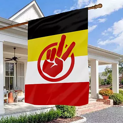 AIM American Indian Movement Wounded Knee 1973 Garden Flag - House Flag - Wall Flag
