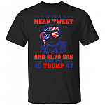 I'd Love a Meantweets, Black, Unisex T-Shirt