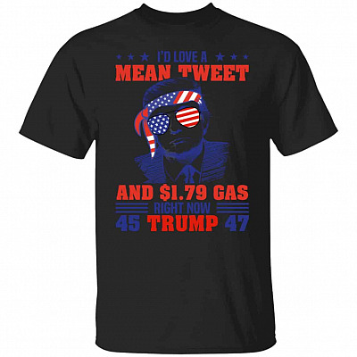 I'd Love a Meantweets, Black, Unisex T-Shirt