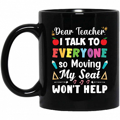 11 oz. Black Mug