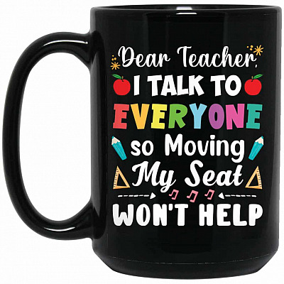 15 oz. Black Mug