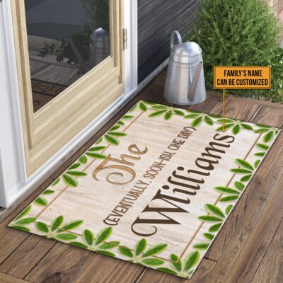 Alternative view of Personalized Family Name The Eventually Soon-ish One Day Doormat - Outdoor Indoor Doormat