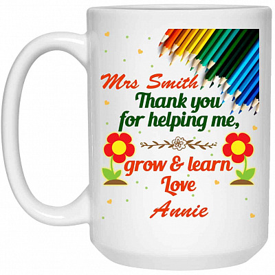 15 oz. White Mug