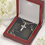 To My Dearest Son Someday When The Pages Of My Life End Artisan Crafted Cross Necklace - Son Necklace Gifts To My Dearest Son Someday When The Pages Of My Life End Artisan Crafted Cross Necklace - Son Necklace Gifts