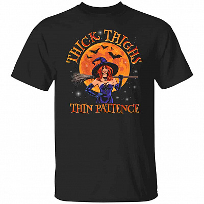 thick, Black, Unisex T-Shirt
