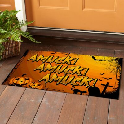 Alternative view of Amuck Amuck Amuck Hocus Funny Halloween Decorations Hocus Pocus Doormat Entrance Decorative Doormat