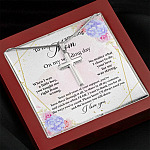 To My Amazing Mom on My Wedding Day Cross Pendant Necklace To My Amazing Mom on My Wedding Day Cross Pendant Necklace