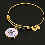 Christian Be the Light Matthew 5 14 Floral Circle Pendant Necklace
