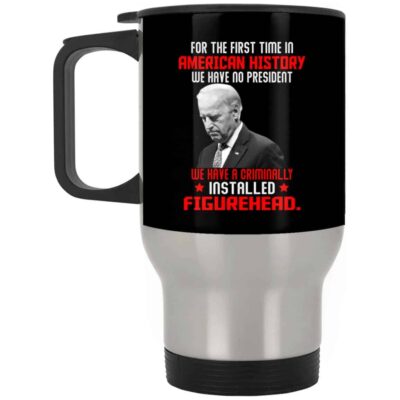 14 oz. Silver Travel Mug