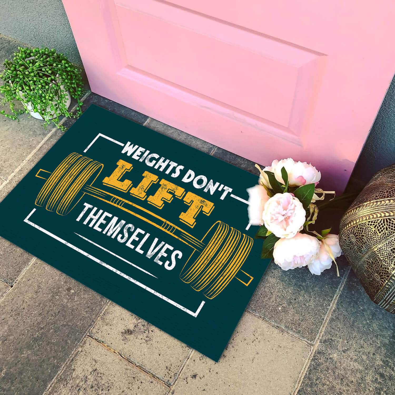 11HV. Gym doormat Doormat mockup 4
