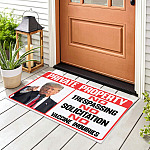 3VT. UU TIEN Trump Private Property Doormat mockup 8
