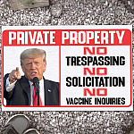 3VT. UU TIEN Trump Private Property Doormat Mockup 13