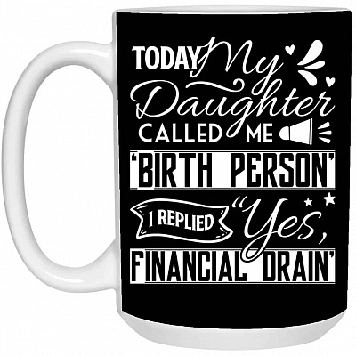15 oz. White Mug