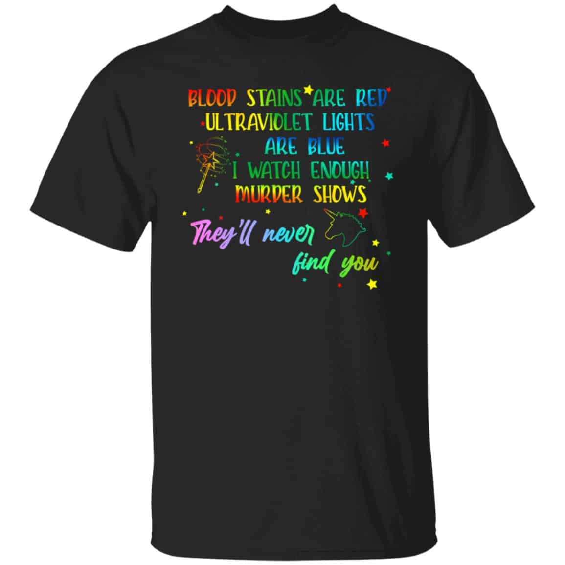 murder shirt, Black, Unisex T-Shirt