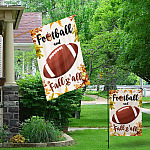 3KNG. Football Fall 30x40 Garden & House Mockup 1