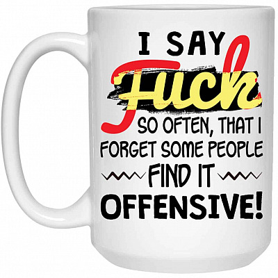 15 oz. White Mug