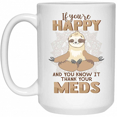 15 oz. White Mug