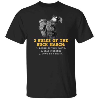 3 rules t, Black, Unisex T-Shirt