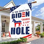 3KT. If You Voted For Biden 30x40 House Flag Mockup 3