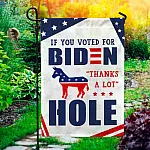 3KT. If You Voted For Biden 30x40 Garden Flag Mockup 1