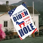 3KT. If You Voted For Biden 30x40 House Flag Mockup 4