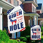 3KT. If You Voted For Biden 30x40 Garden & House Mockup 2