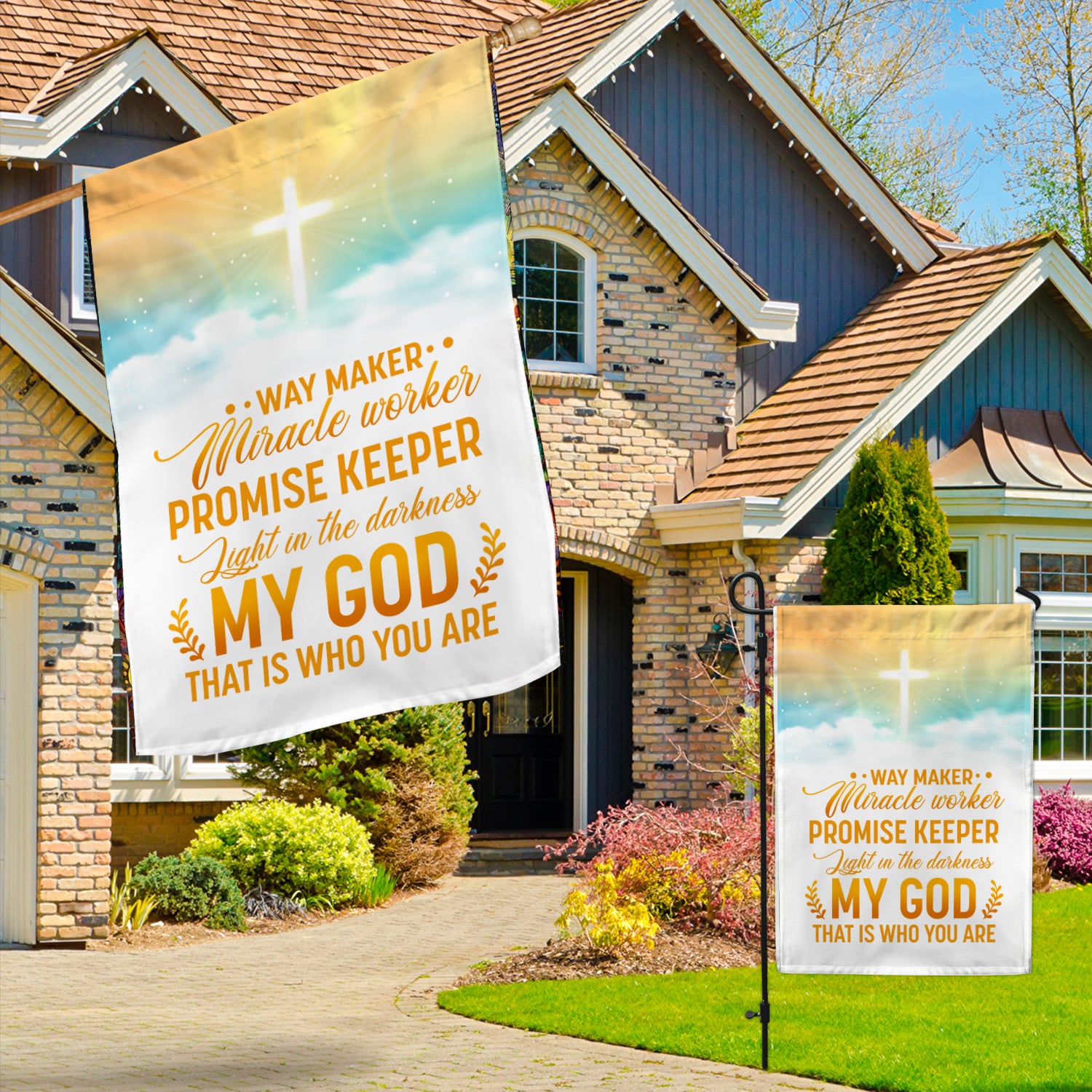 2. Way Maker God Garden & House Mockup 3