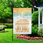 2. Way Maker God Garden Flag Mockup 2